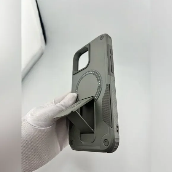 Rugged Armor iPhone 16 Pro Max Case – Heavy Duty with Kickstand & Magnetic Ring - Picture 9 of 9